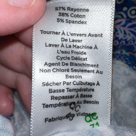 T By Talbots Cut Out Back T-Shirt - Picture 8 of 8